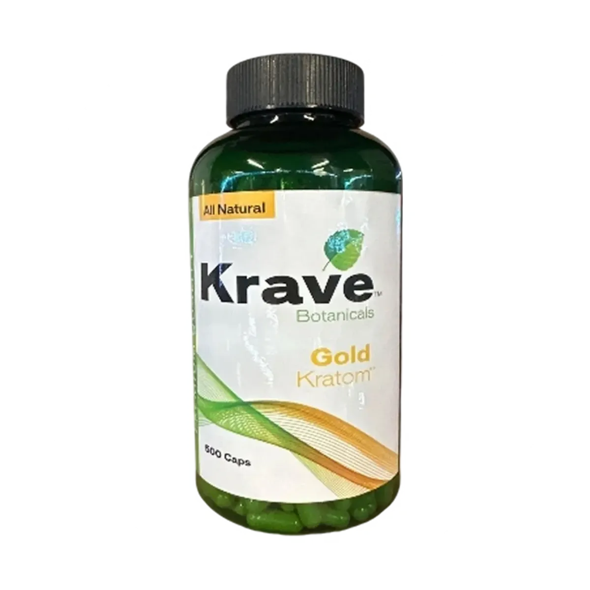 Krave Gold - 500 Capsules | Cobra Smoke Shop
