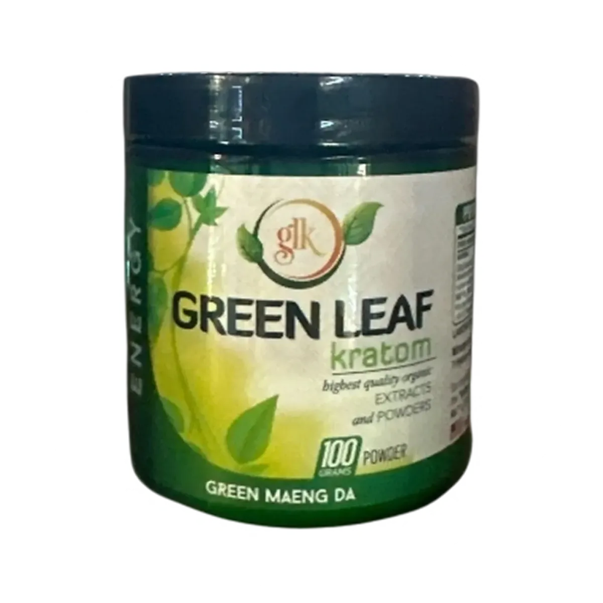 GLK Green Leaf Kratom Green Maeng Da - 100 Capsules | Cobra Smoke Shop