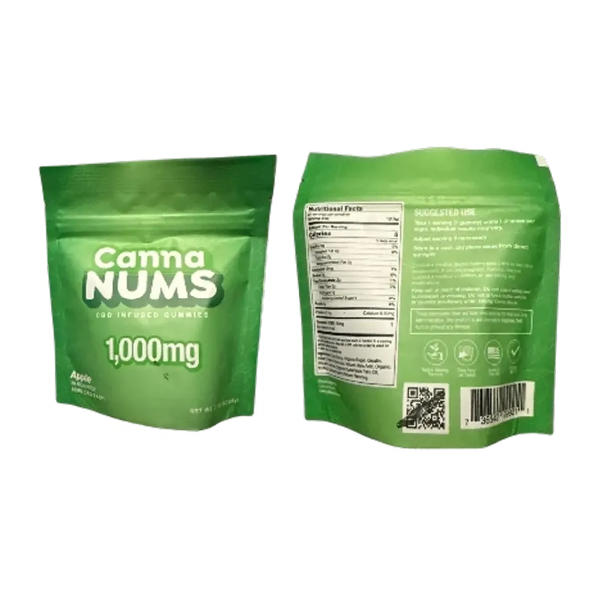 Canna Nums 1,000mg Apple  | Cobra Smoke Shop