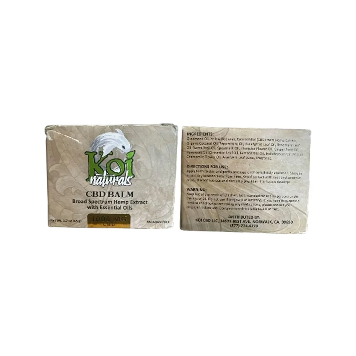 Koi Naturals CBD Balm | Cobra Smoke Shop