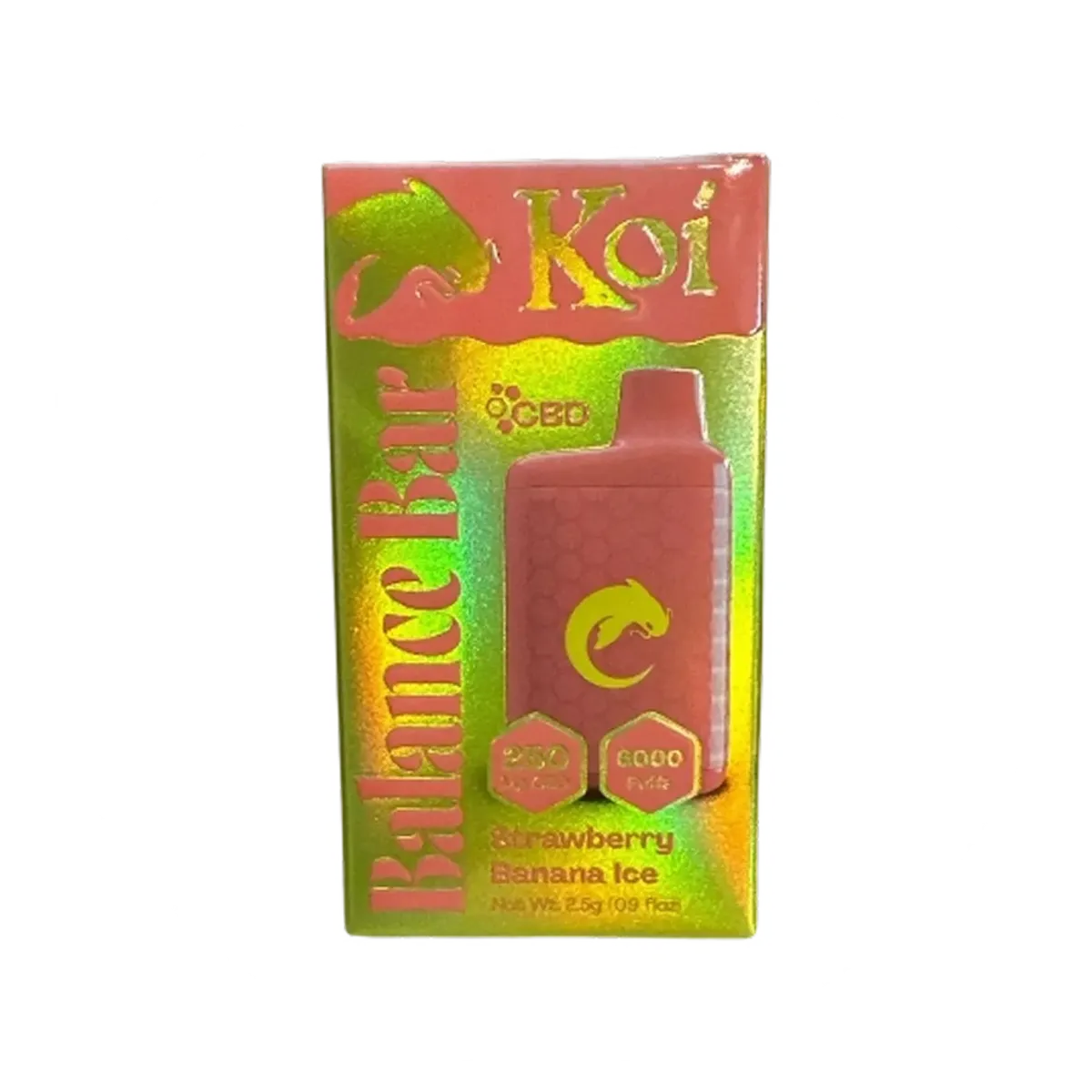 Koi CBD Balance Bar Strawberry Banana Ice | Cobra Smoke Shop