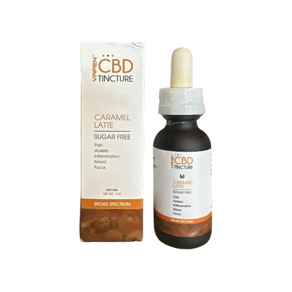 CBD Tincture Caramel Latte | Cobra Smoke Shop
