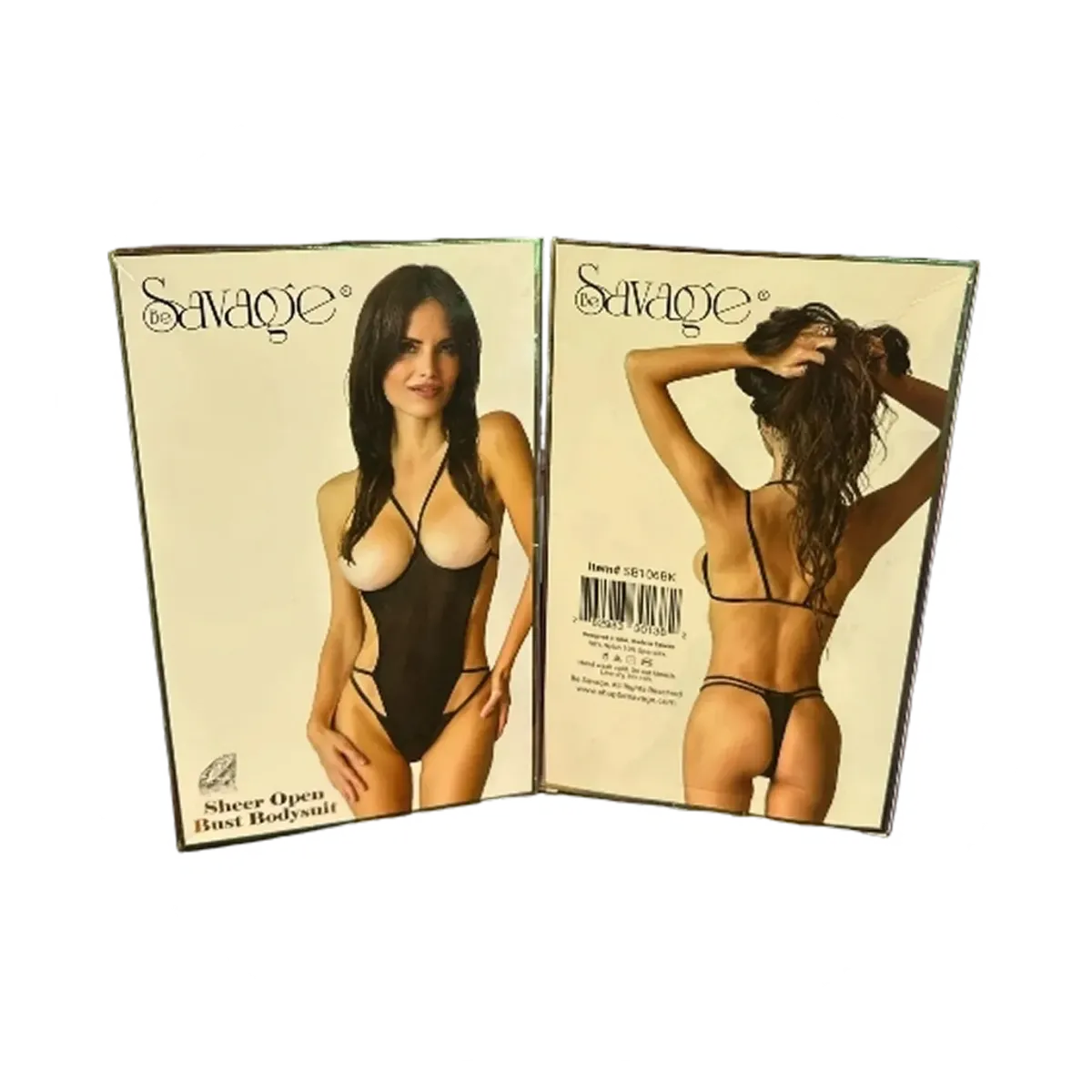 Be Savage Sheer Open Bust Bodysuit | Cobra Smoke Shop