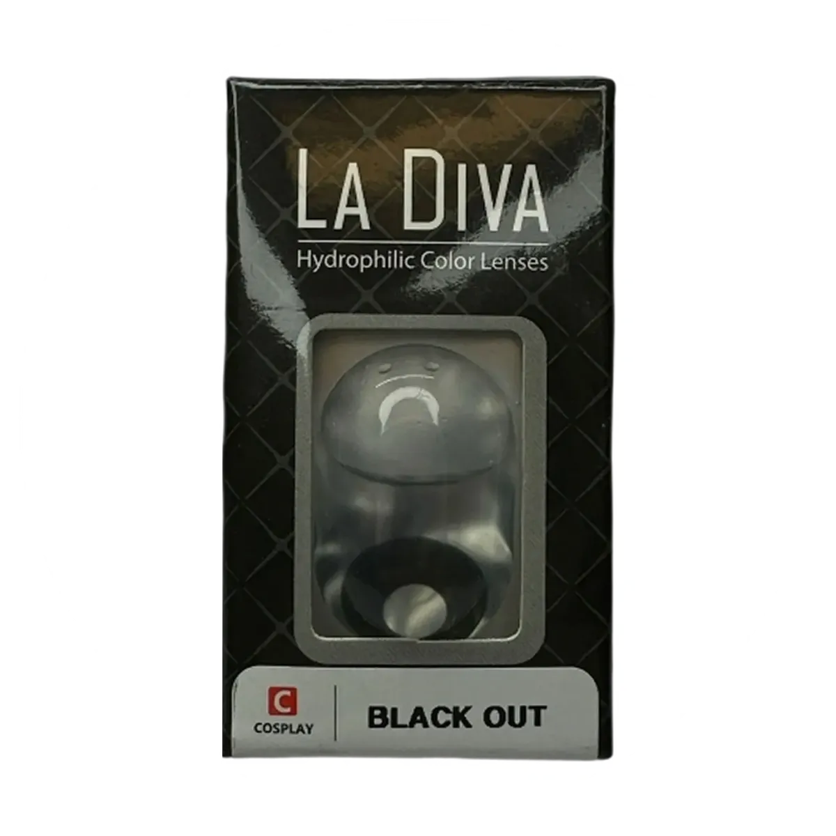 La Diva Black Out Contact Lenses | Cobra Smoke Shop