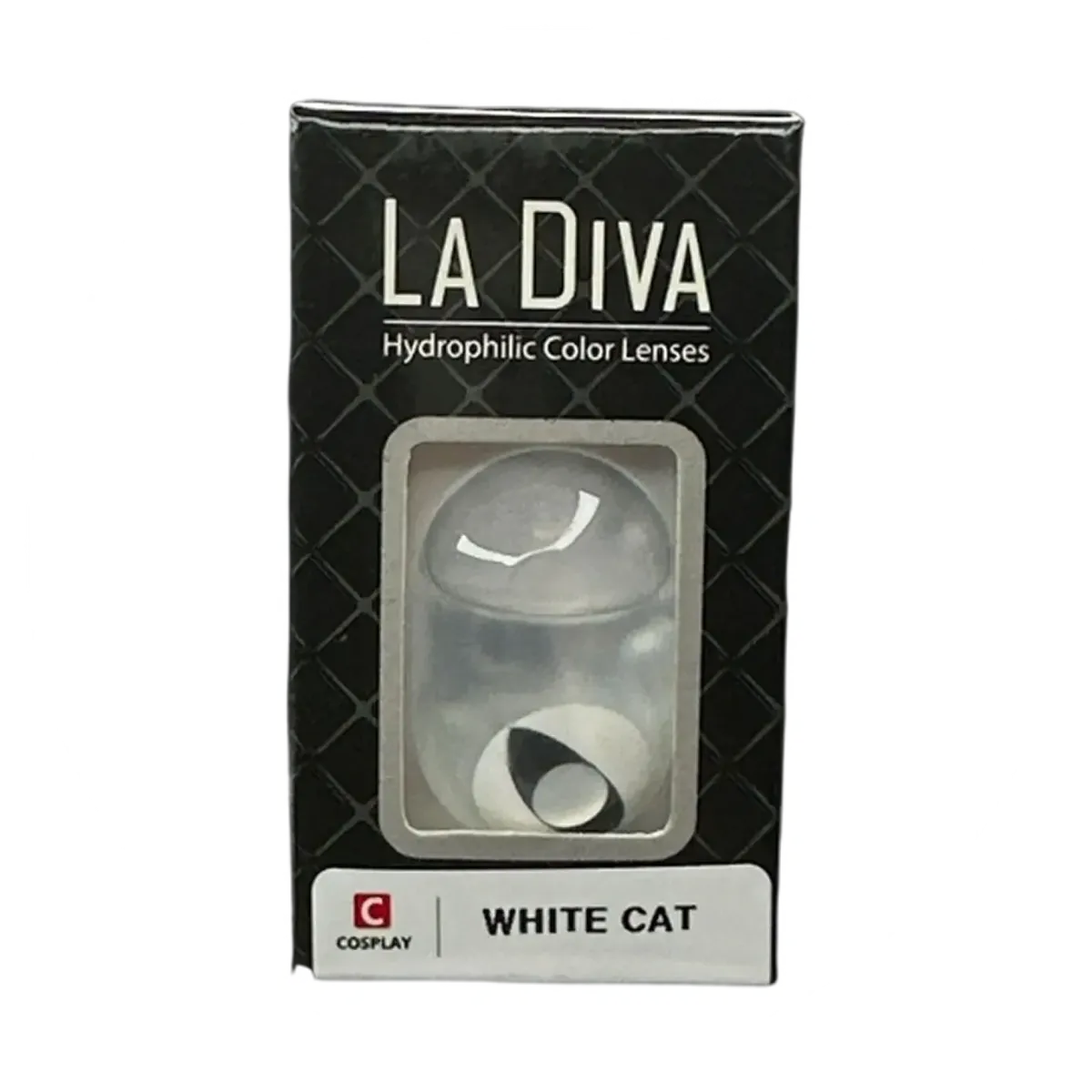 La Diva White Cat Contact Lenses | Cobra Smoke Shop