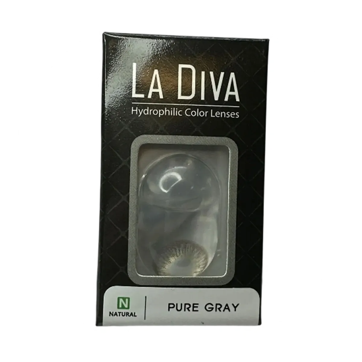 La Diva Pure Gray Contact Lenses | Cobra Smoke Shop