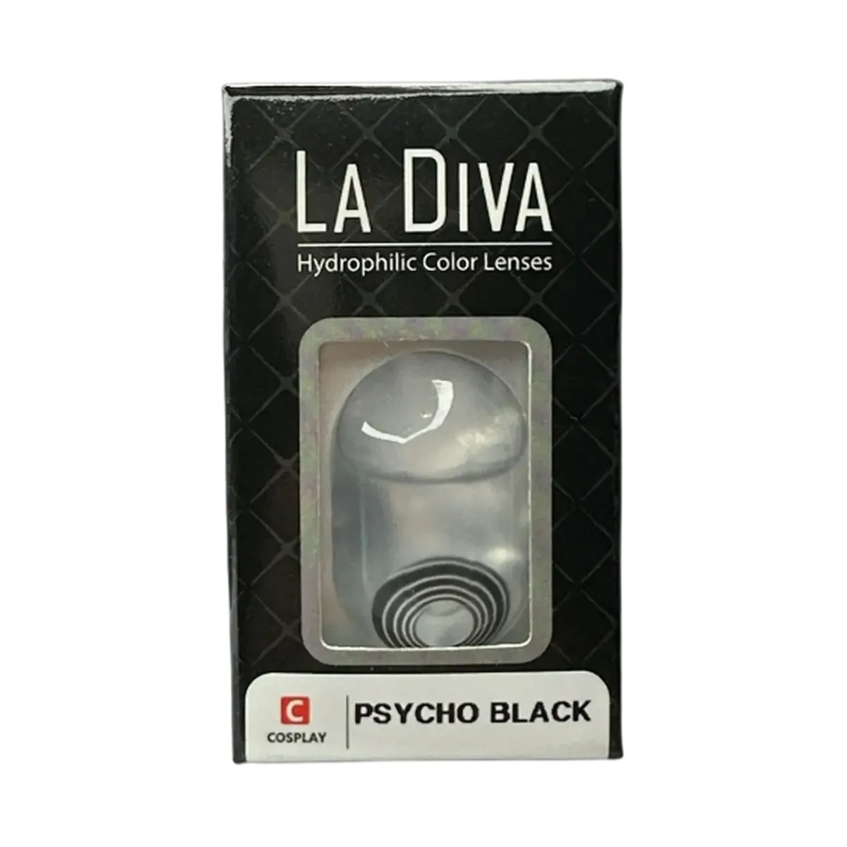 La Diva Psycho Black Contact Lenses | Cobra Smoke Shop