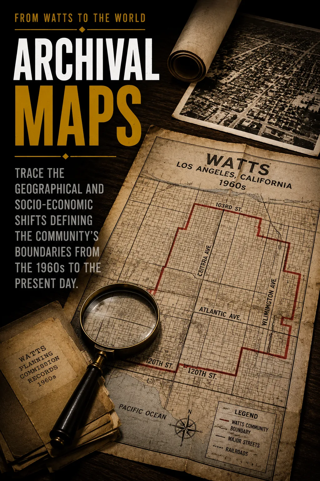 Archival maps and geographical shifts