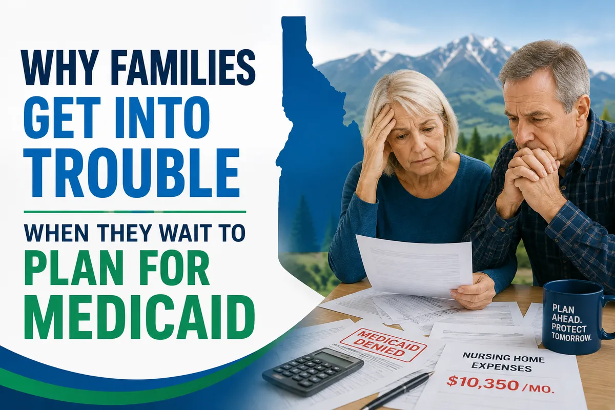 Why Families Get Into Trouble When They Wait to Plan for Medicaid