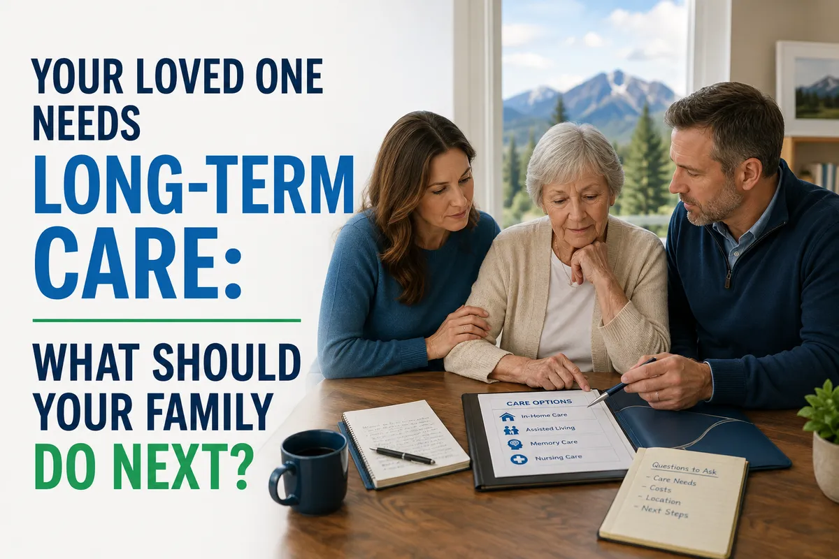 Your Loved One Needs Long-Term Care: What Should Your Family Do Next?