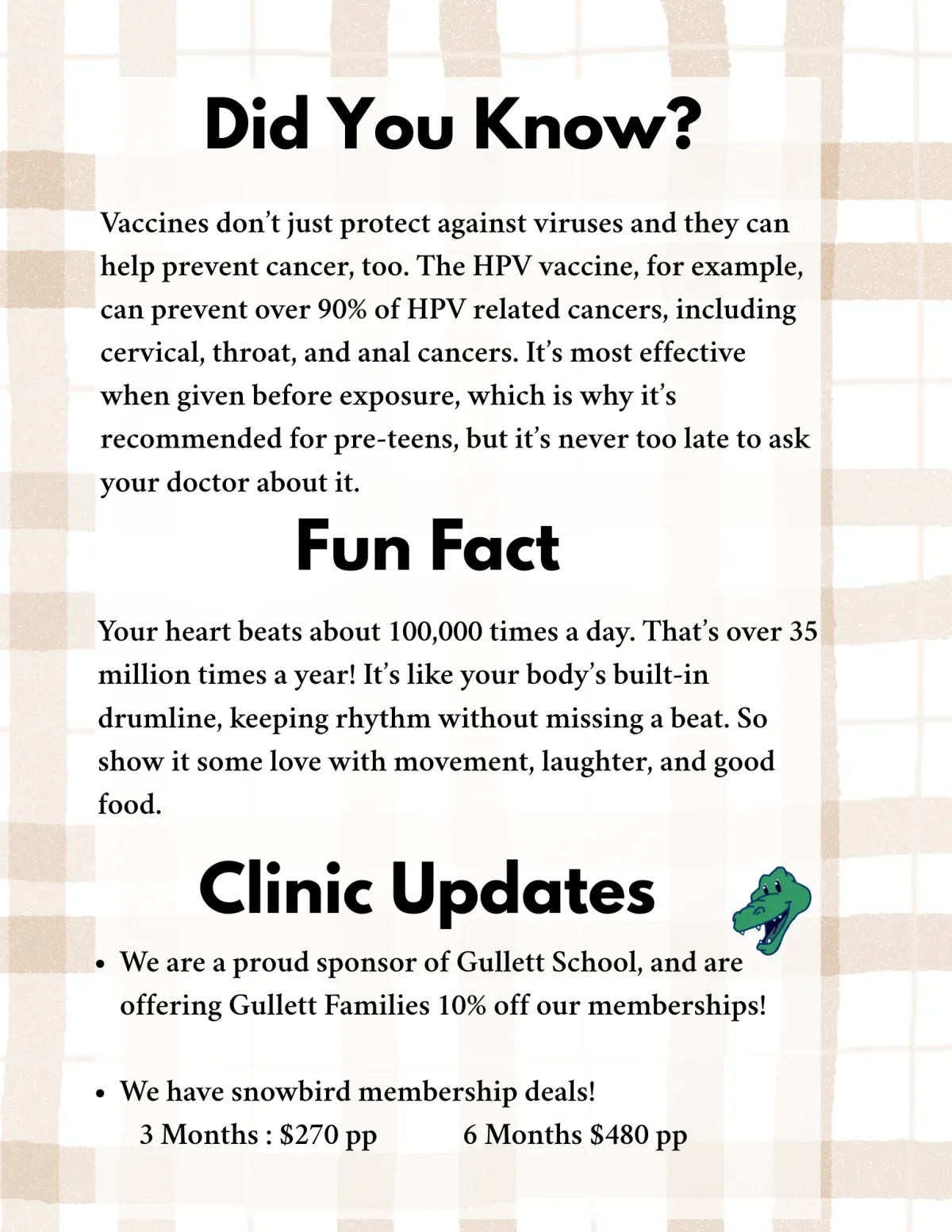 Gullett, updates, primary care, health insurance, Bradenton, Sarasota, Lakewood Ranchch