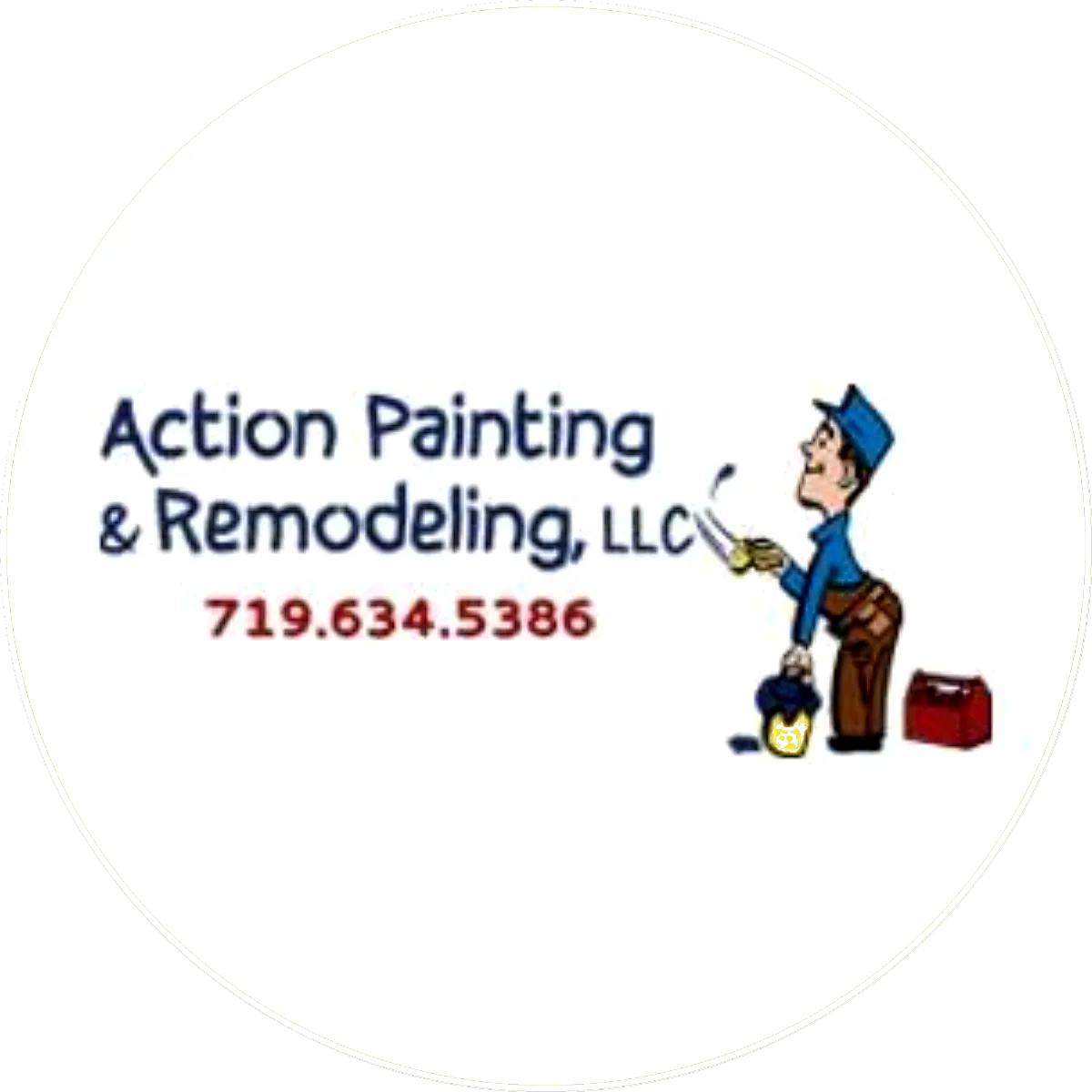 Acion Painting & Remodeling Round Logo