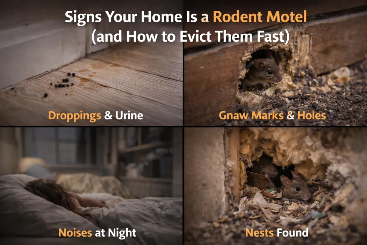 Signs Your Home Is a Rodent Motel (and How to Evict Them Fast)