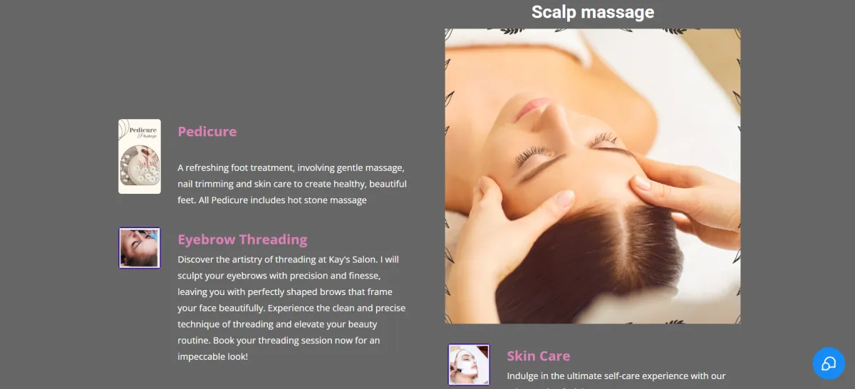 services page in web design