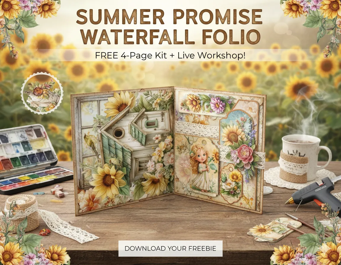 A Summer Promise Waterfall Folio Freebie