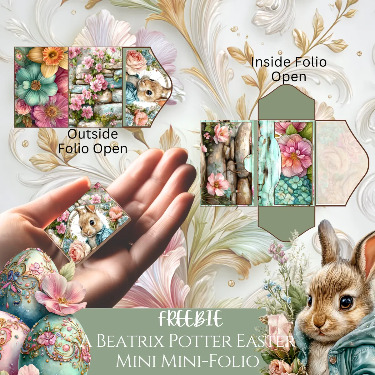 A Beatrix Potter Easter Mini Mini Folio Freebie