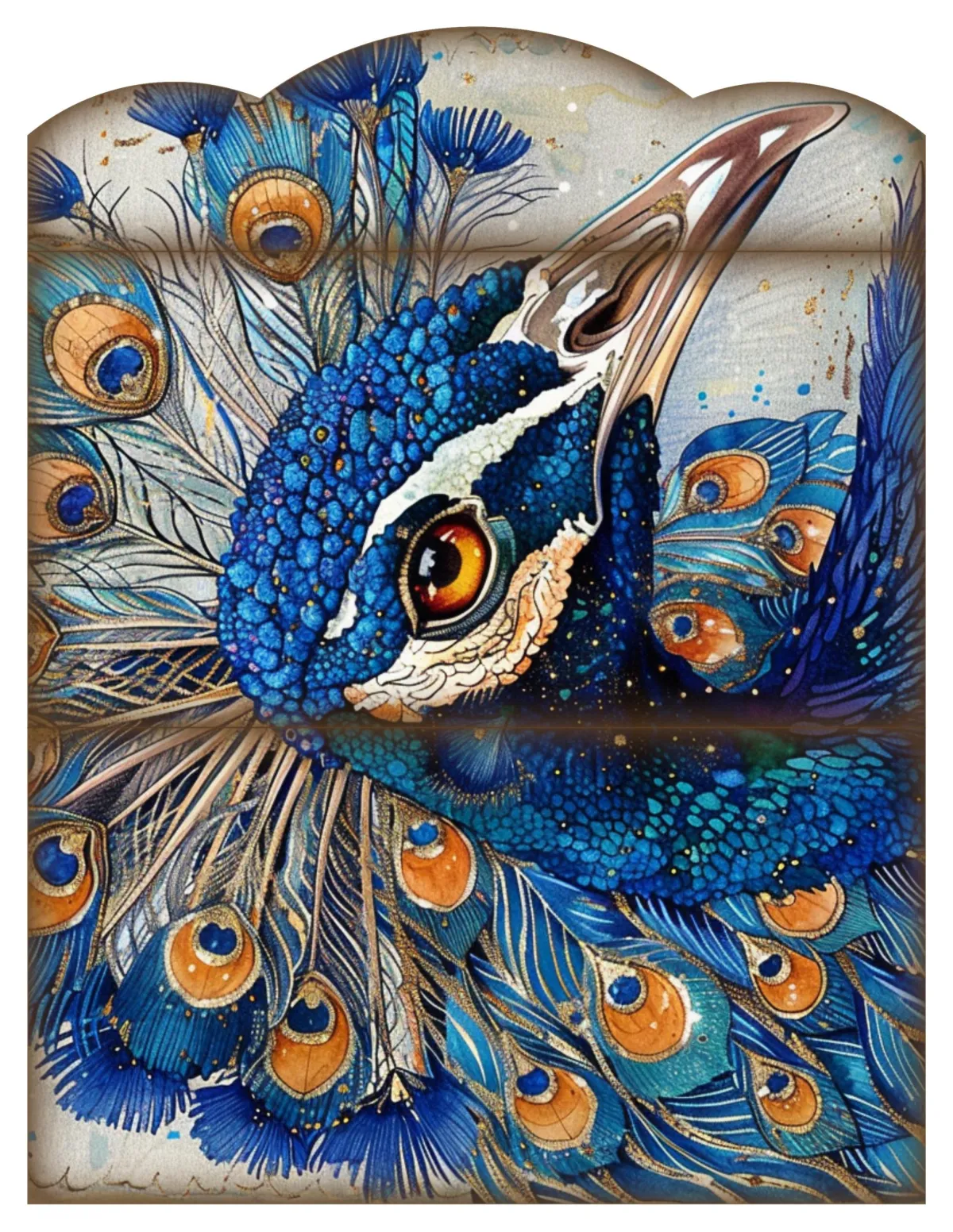 Peacock Garden Folio Kit