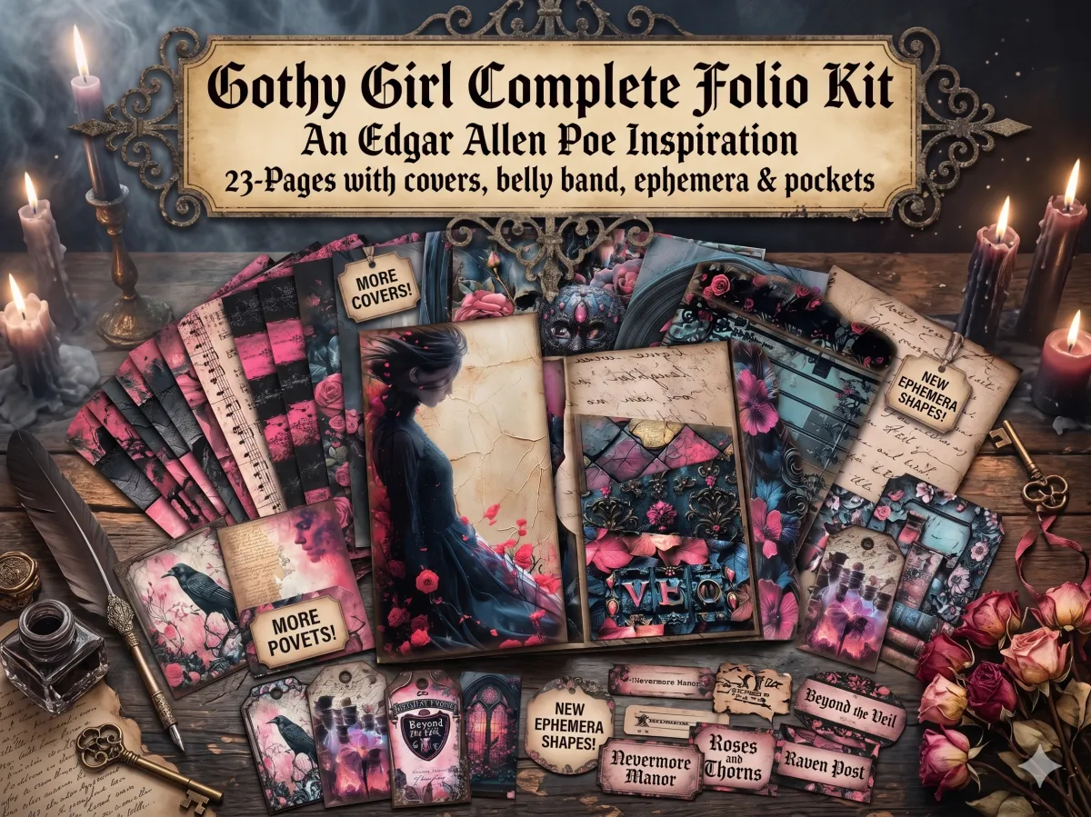 Gothy Girl Complete Folio Kit