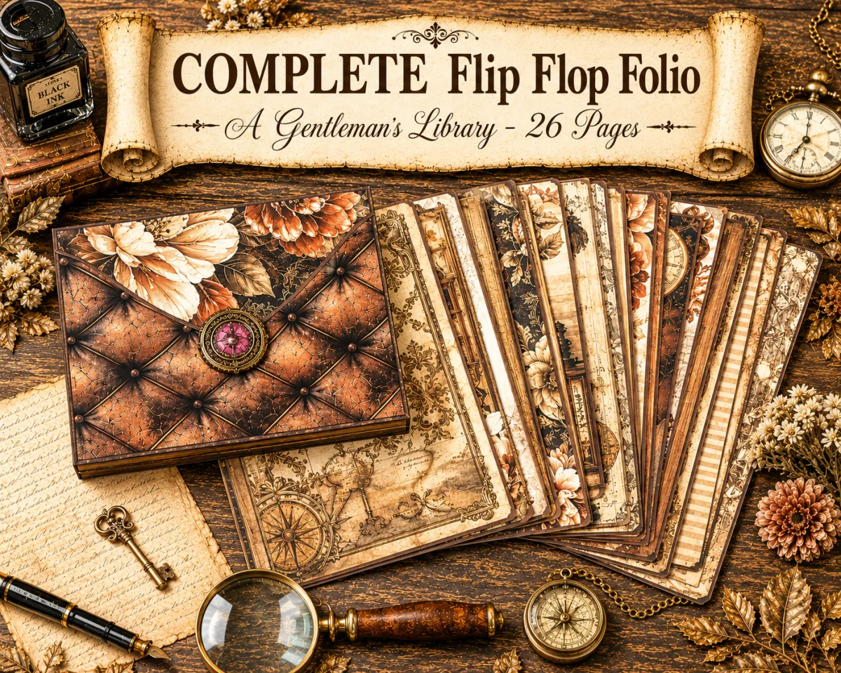 A Gentleman’s Library Complete Flip Flop Folio