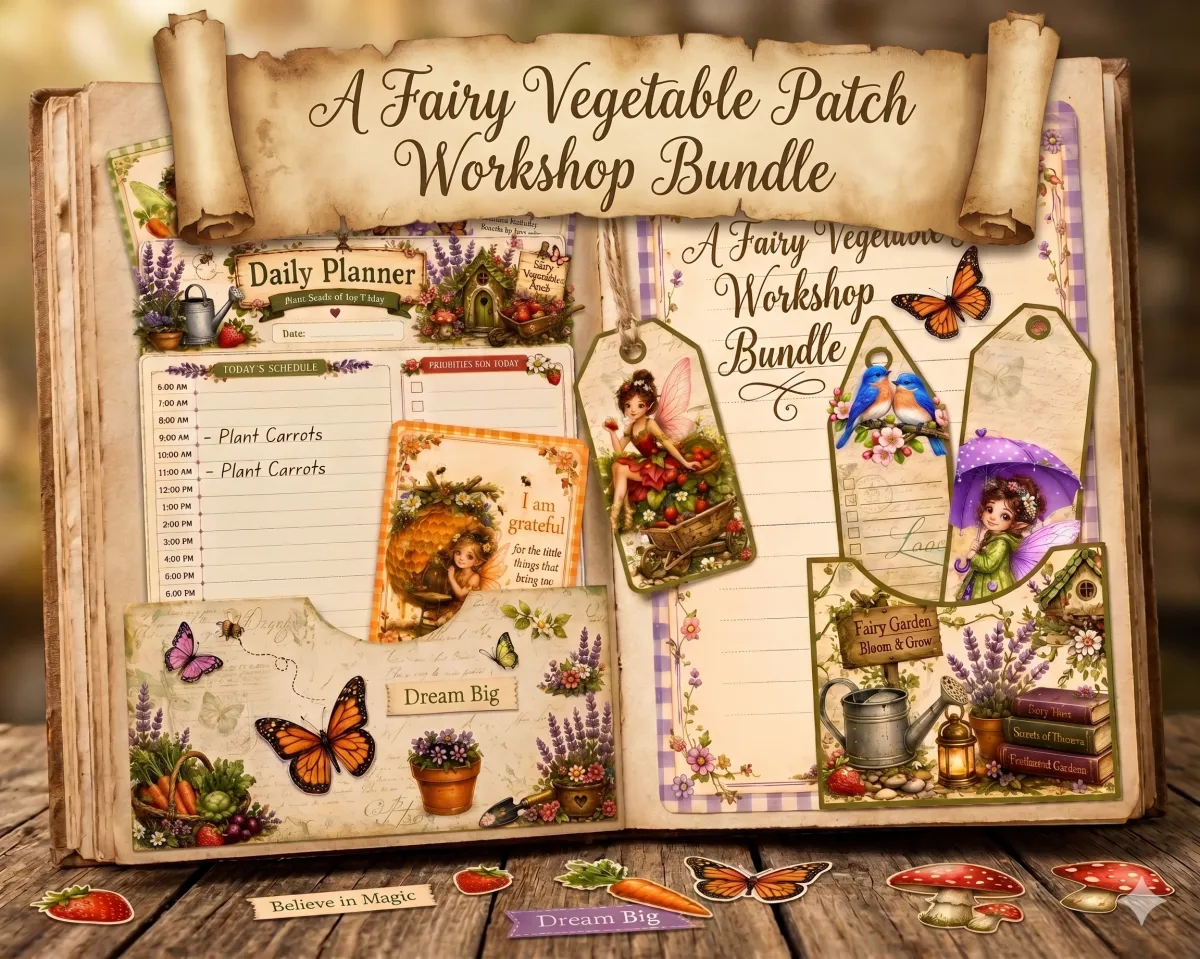 A Fairy Vegetable Patch Workshop Bonuses
