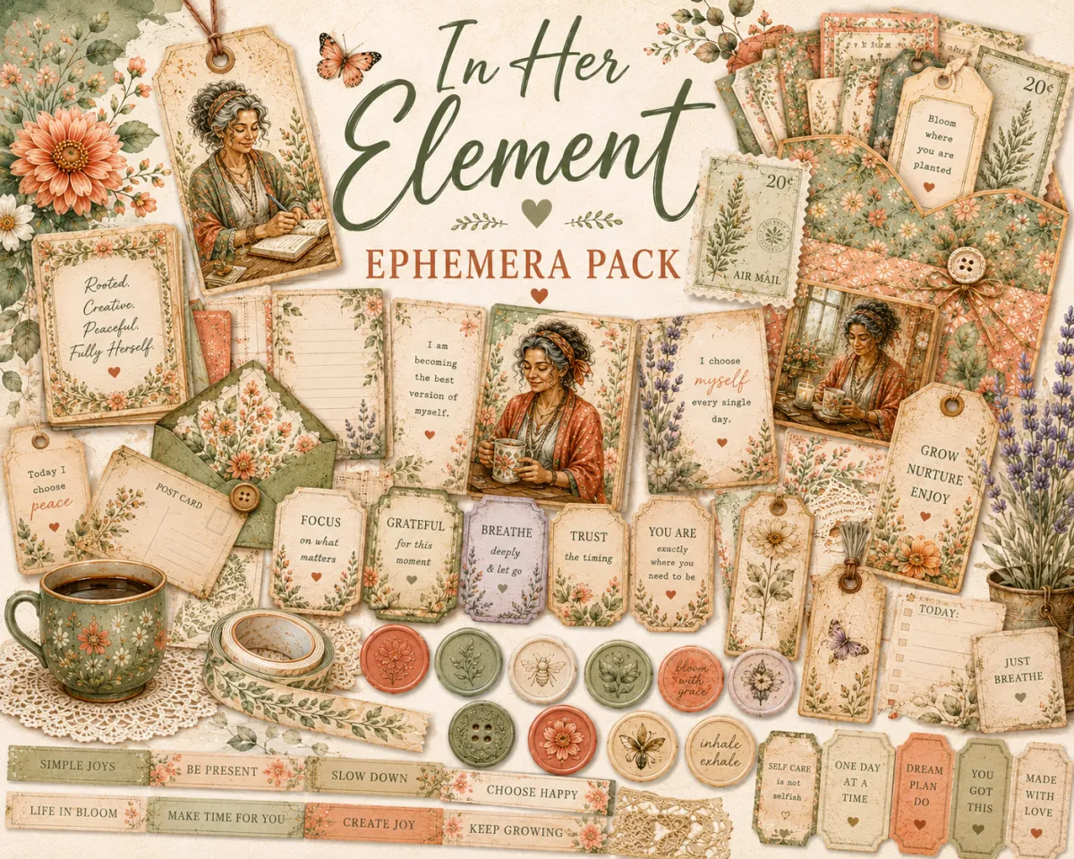 In Her Element Ephemera Pack