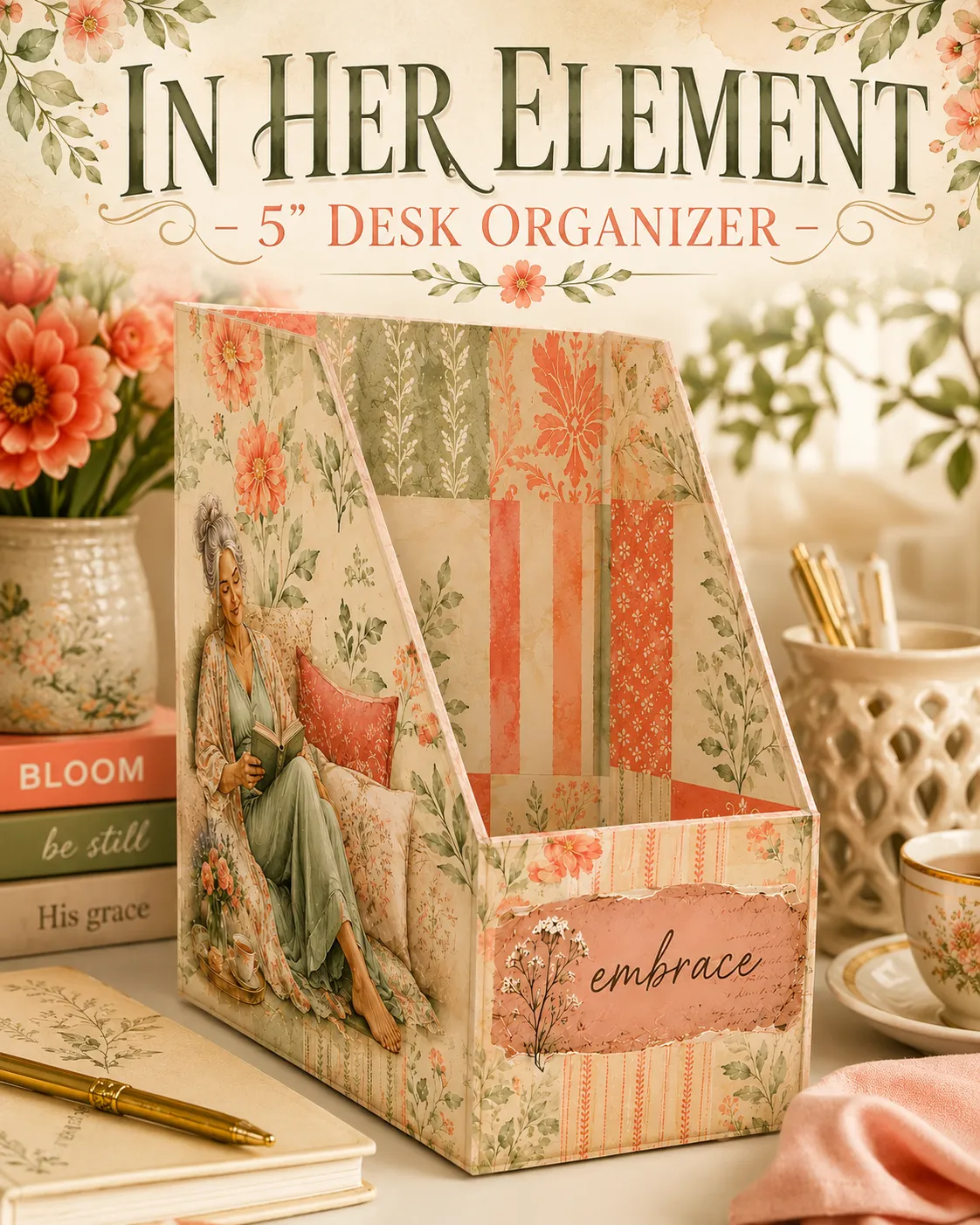 In Her Element Desk Organizer