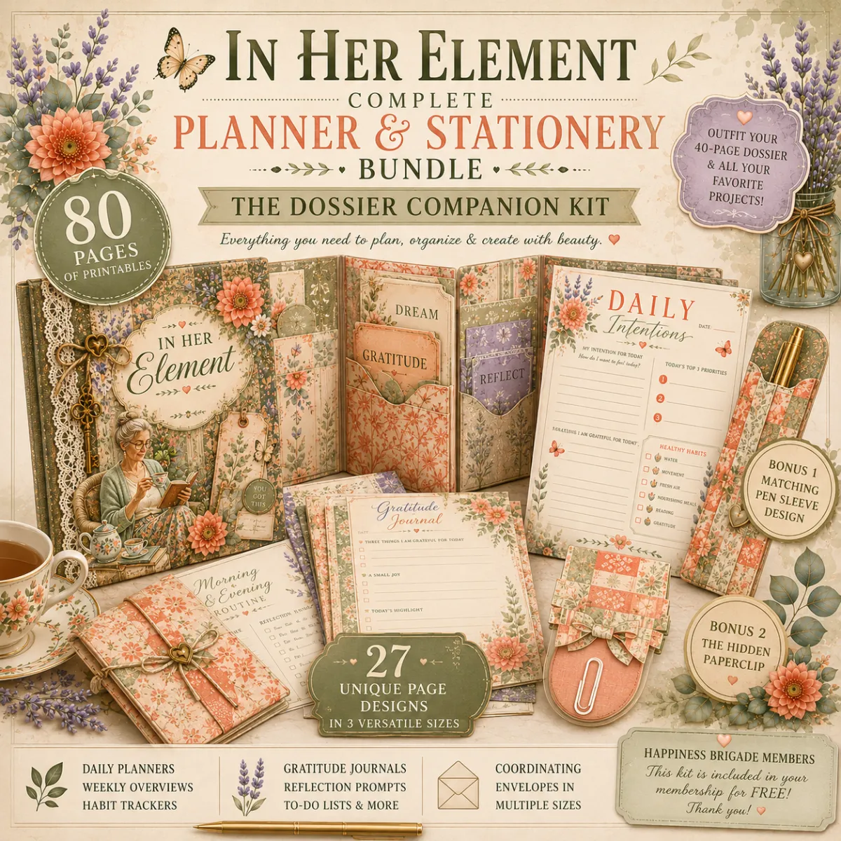In Her Element Planner & Stationery Bundle