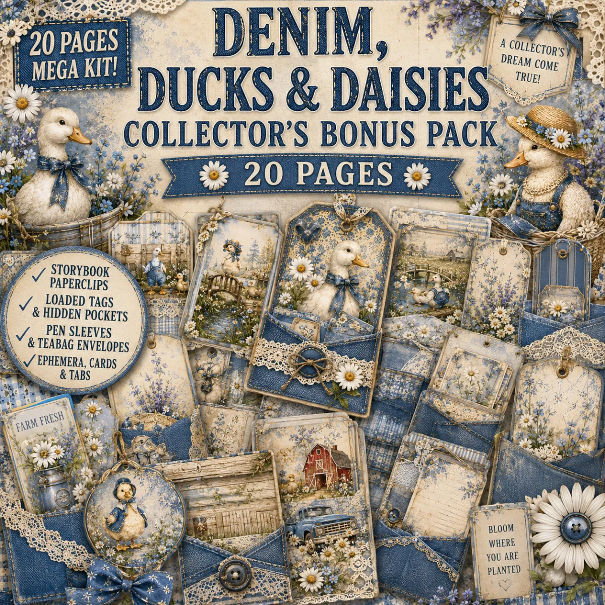 Denim, Ducks & Daisies Collector's Bonus Pack