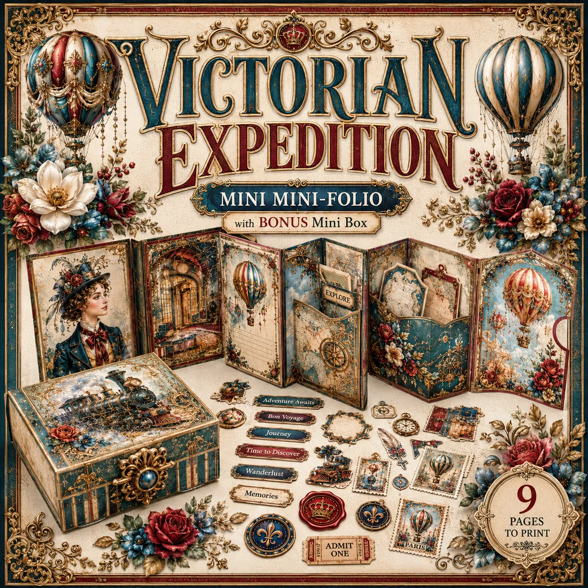 Victorian Expedition Mini Mini Folio