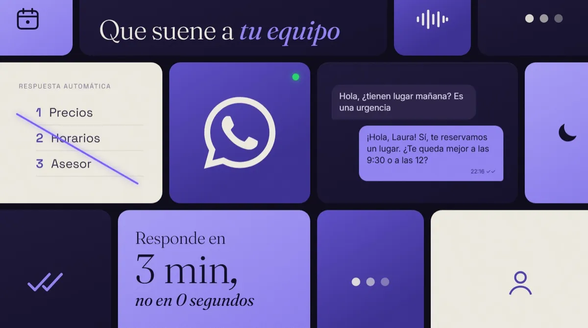 Cómo automatizar WhatsApp sin que suene a robot