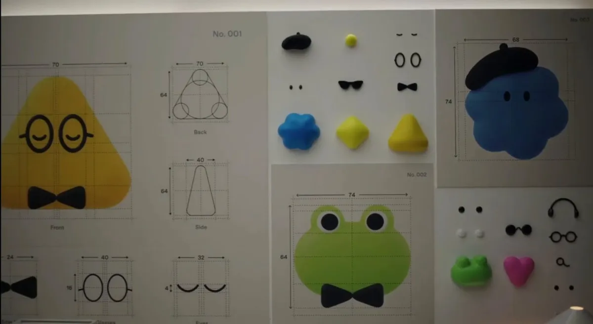 Los personajes de Dots, los agentes de OpenAI