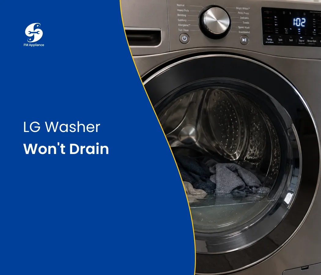 lg washer won't drain