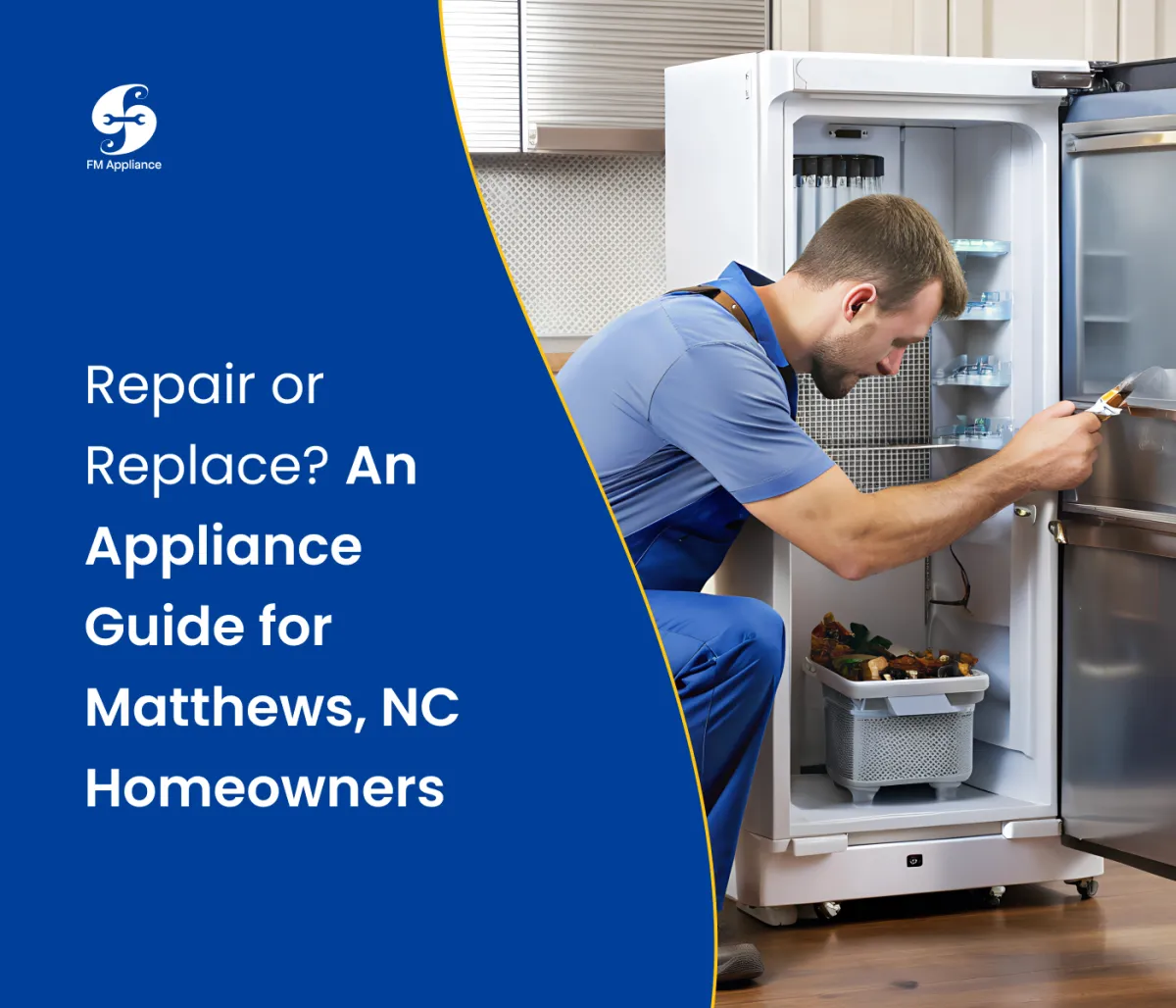 repair or replace an appliance in Matthews, NC