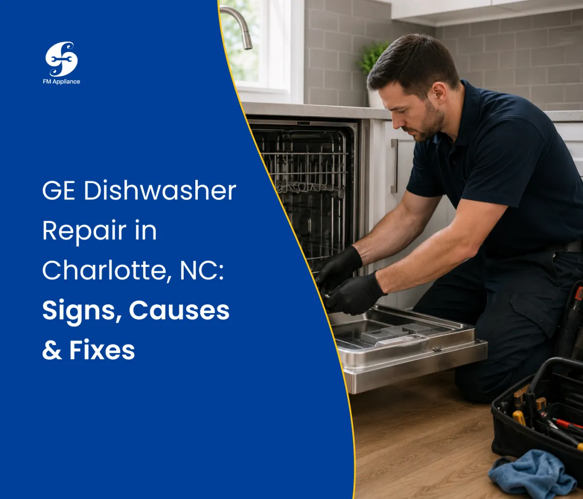 GE dishwasher repair Charlotte NC