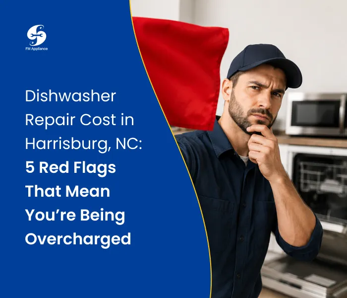 Dishwasher Repair Cost in Harrisburg, NC: 5 Red Flags