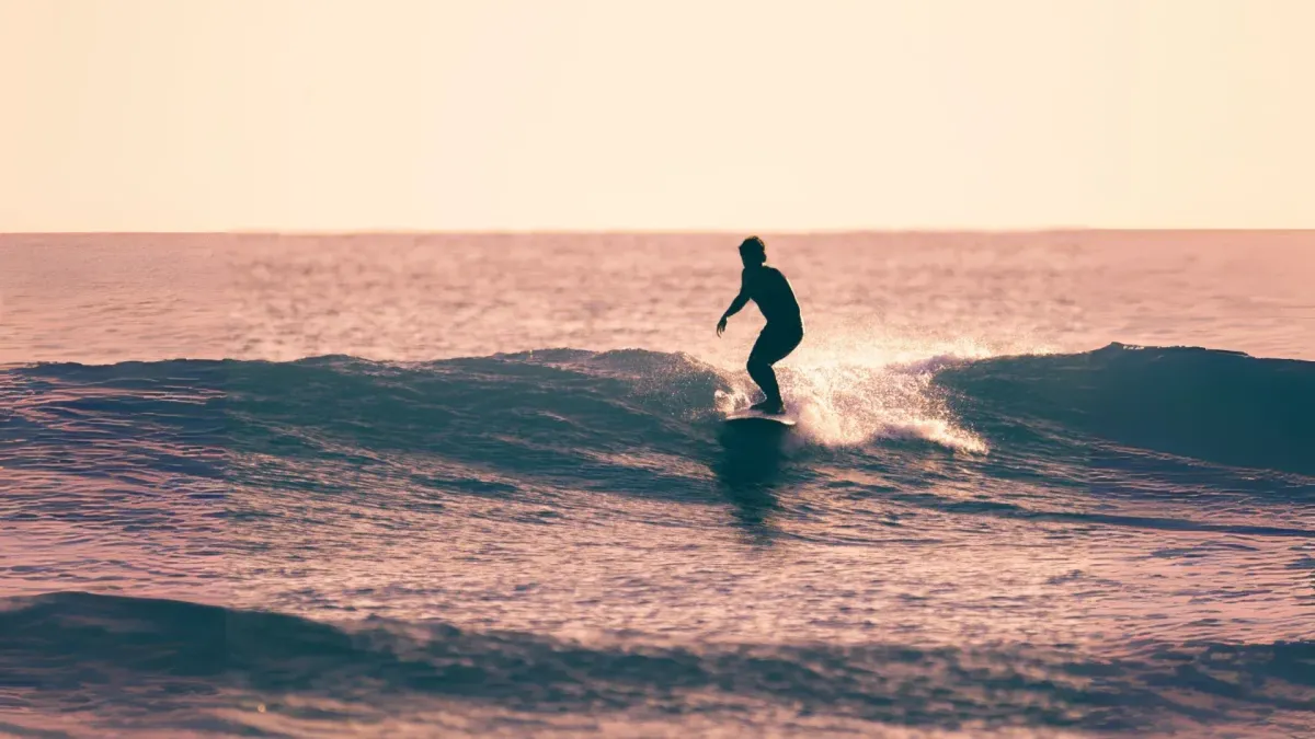 Surfdog first wave Blacksmiths Beach