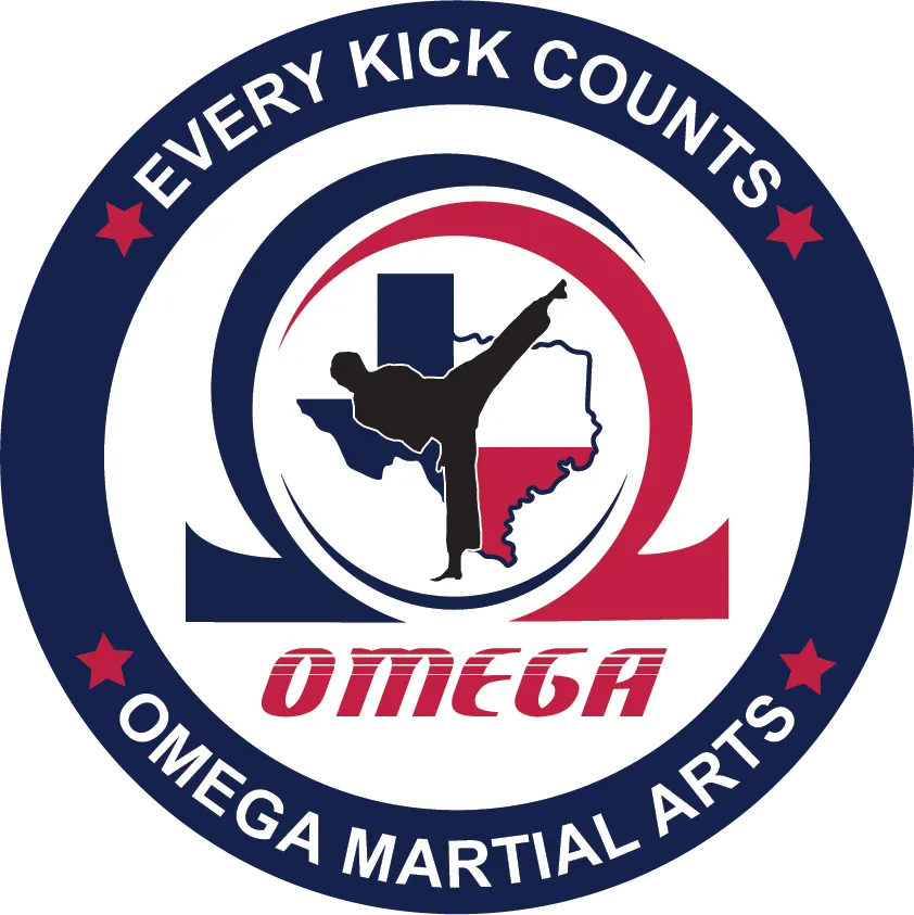 Logo for Omega Martial Arts in Plano, TX 