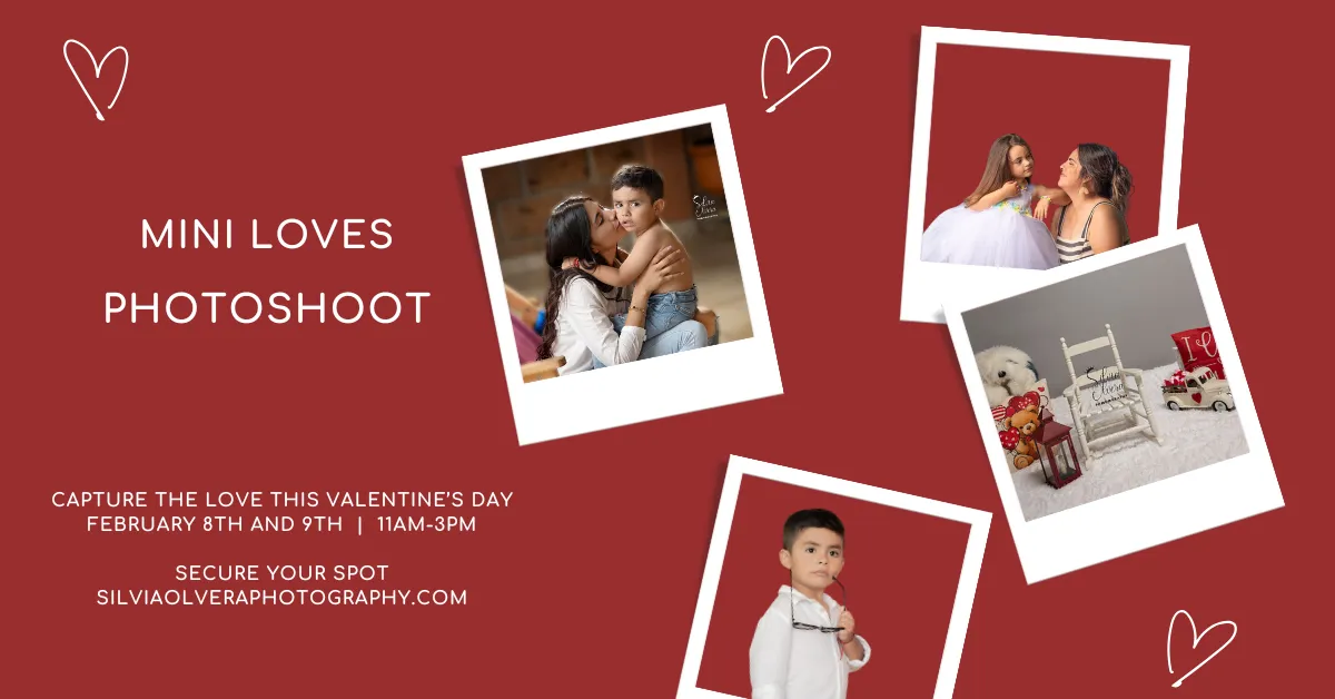 Mini Loves Valentine's Day Photoshoot in New Braunfels, TX