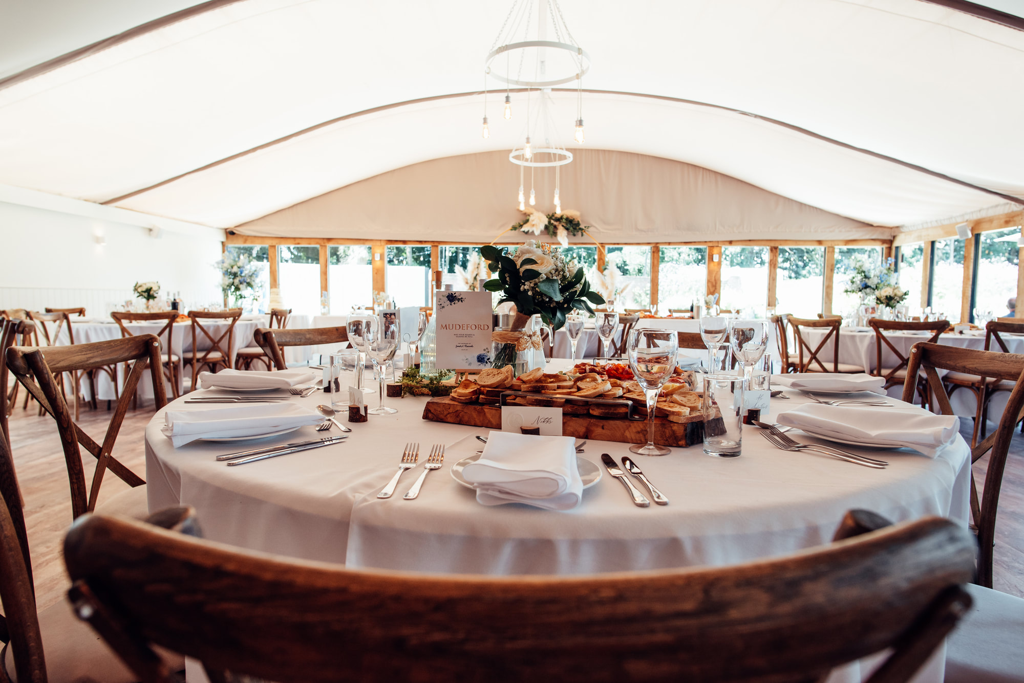Platinum premium wedding venue linen hire dorset