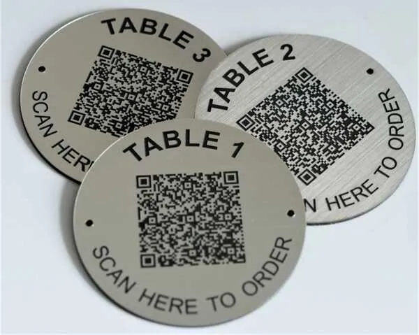 Steel QR code
