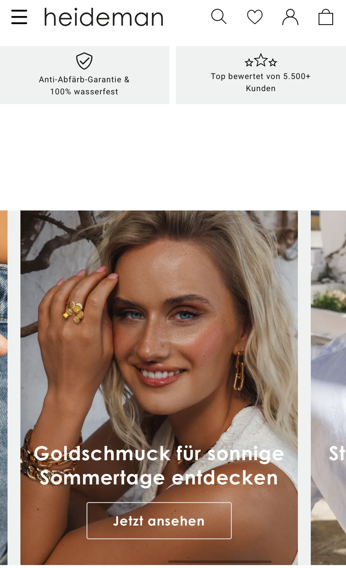 Vanessa das Kammpaigne Gesicht für Heideman