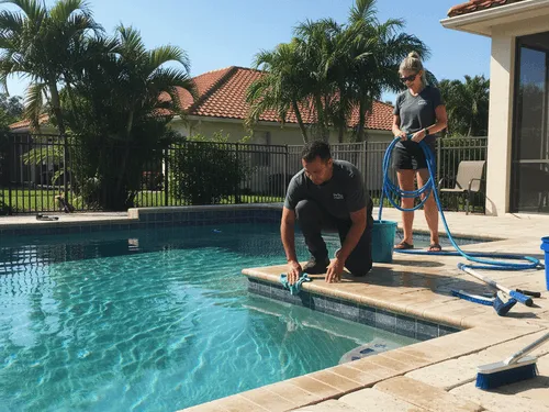 South Tampa, FL Pool Tile Cleaning