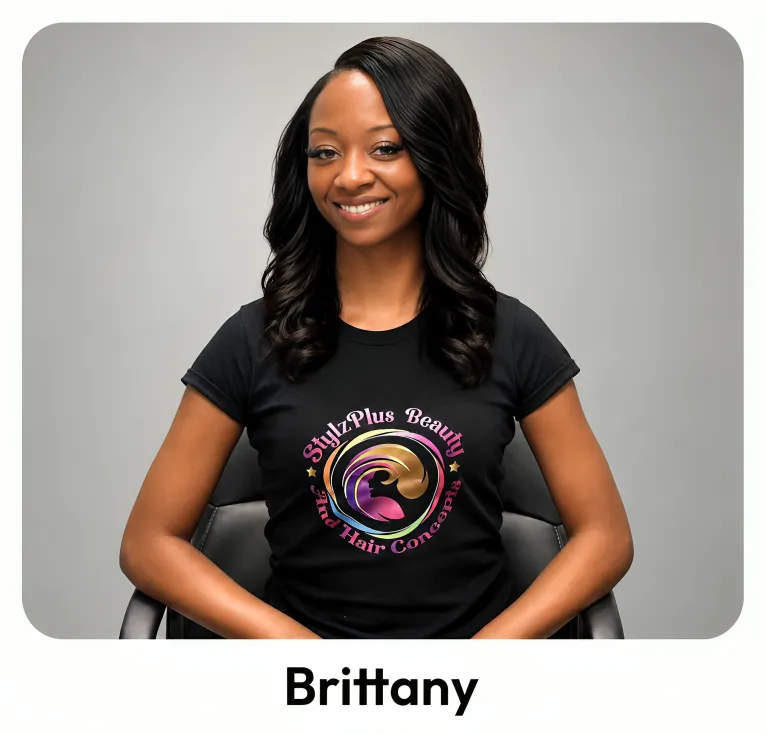 BrittanStylist at stylist at stylzplus Beauty and hair concept
