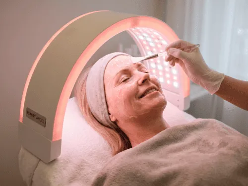 Beauty Angel Lysbehandling med ansigtsmaske
