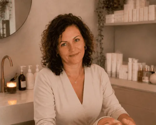 Selina Ehsani i sin klinik i Kolding