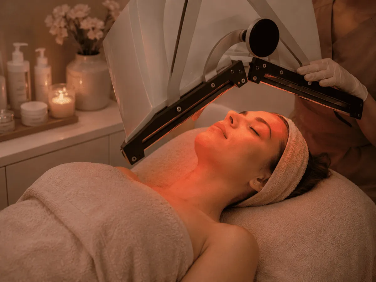 diamantslibning hos Secret Beauty Studio i Kolding med Beauty Angel lysterapi