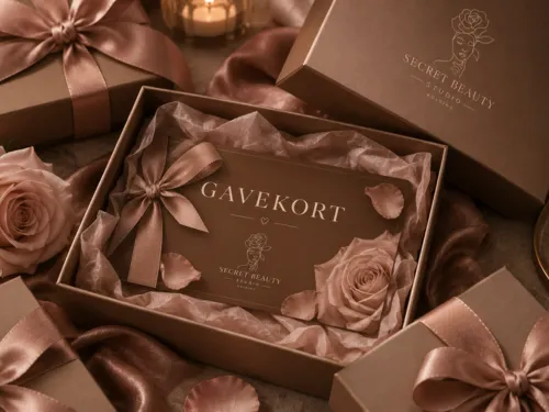Gavekort Little Secret på 250 kr til bryn, vipper og voks hos Secret Beauty Studio i Kolding