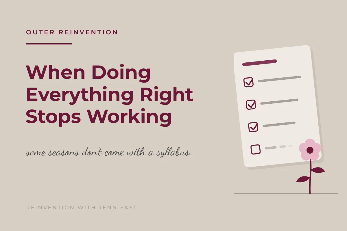 When Doing Everything Right Stops Working
