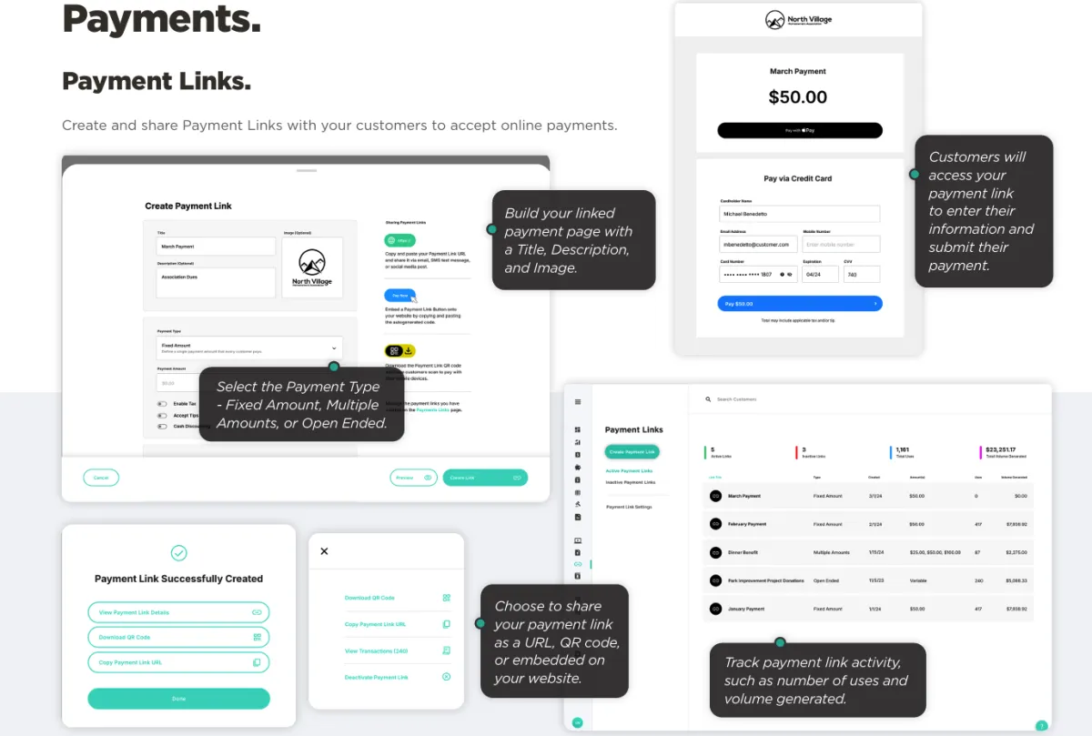 PaymentsHub Payments Screen