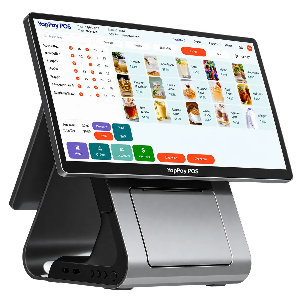 YapPay POS countertop checkout station